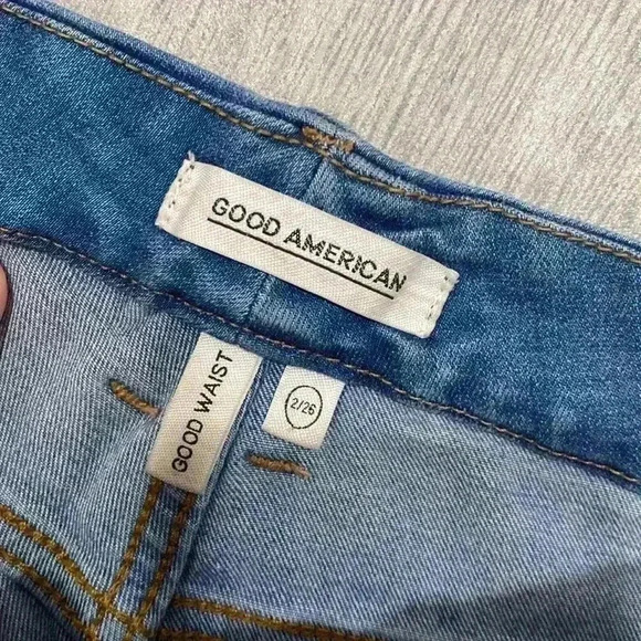 Good American Good Waist Women’s Jeans  Size 2 / 26 - Picture 3 of 9